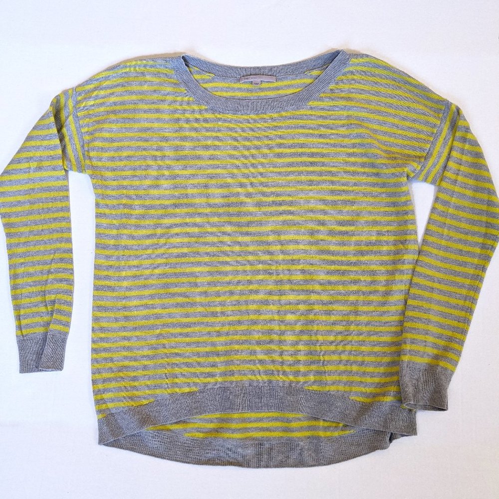 GAP Hi-Lo Loose Fit Slouchy Striped Sweater Small
